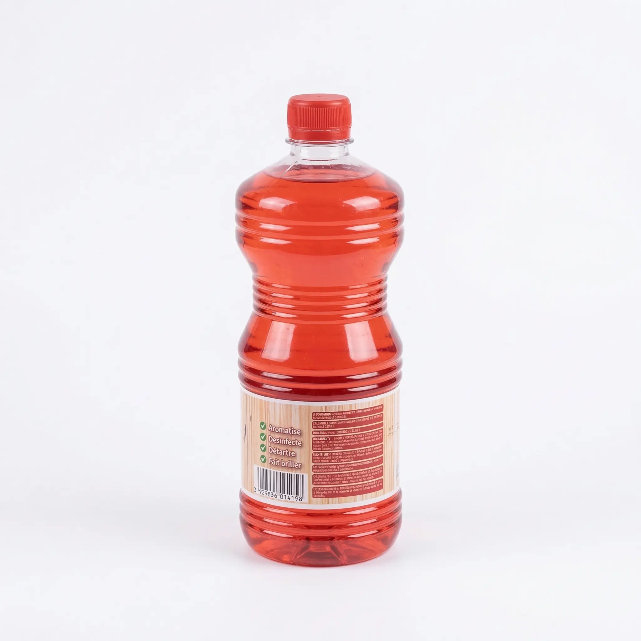 Étiquette arrière bouteille vinaigre Roma 1L conseils utilisation